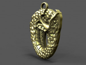 Snake pendant 3D Принт Модель