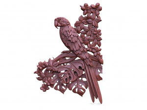 Macaw CNC 3D Print Model