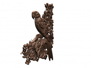 Macaw CNC 3D 프린트 모델