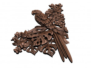 Macaw CNC 3D 프린트 모델