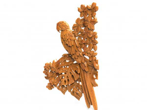 Macaw CNC 3D Print Model