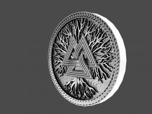 Valknut pendant Modelo de Impressão 3D
