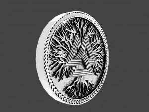 Valknut pendant 3D Print Model
