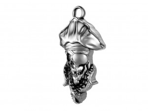 Pirate skull pendant 3Dプリントモデル