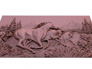 Horses 5 CNC 3D-Druckmodell