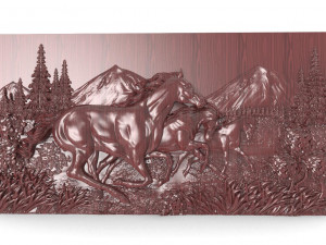 Horses 5 CNC 3D-Druckmodell