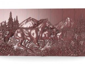 Horses 5 CNC 3D Print Model