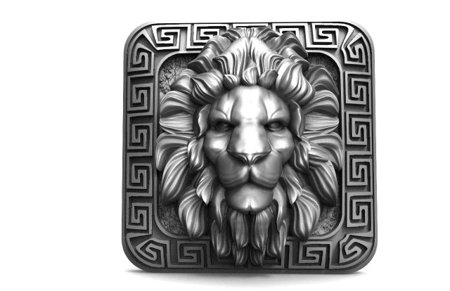 Lion pendant 3D Baskı Modeli .c4d .max .obj .3ds .fbx .stl .blend 