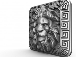 Lion pendant 3D Baskı Modeli