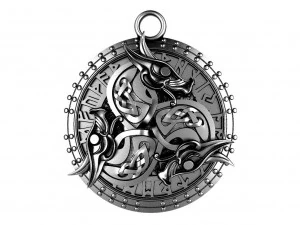 バイキングペンダント 3Dプリントモデル