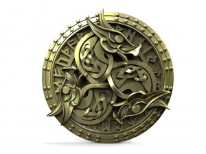 Viking pendant 3D 프린트 모델