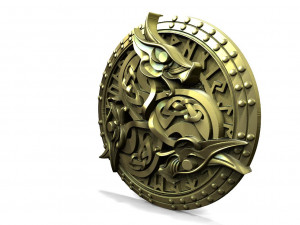 Viking pendant 3D 프린트 모델