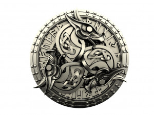 Viking pendant 3D 프린트 모델