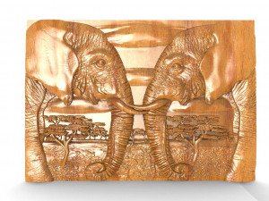 Elephants CNC Model do druku 3D