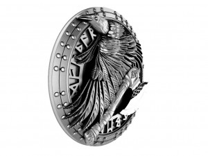 Viking crow pendant 3Dプリントモデル