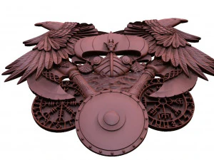 Viking Ship CNC 231 3D Print Model