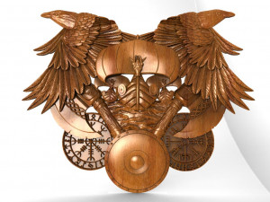 Viking Ship CNC 231 3D 프린트 모델