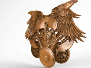 Viking Ship CNC 231 3D Print Model