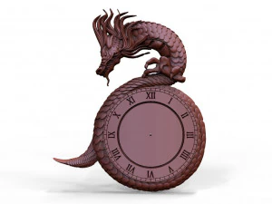 Ejderha saati CNC 3D Baskı Modeli