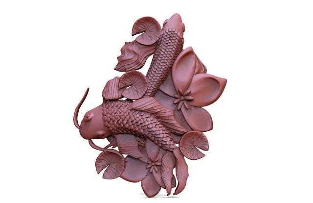 Fishes CNC 23 2 3D Print Model .c4d .max .obj .3ds .fbx .stl .blend 