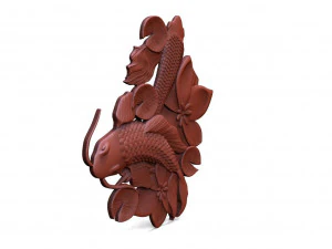 Fishes CNC 23 2 3D Print Model
