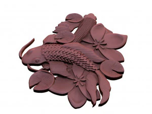 Fishes CNC 23 2 3D Print Model