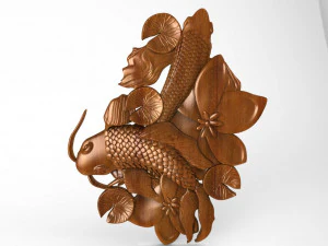 Fishes CNC 23 2 3D Print Model