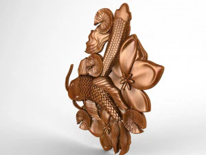 Fishes CNC 23 2 3D Print Model