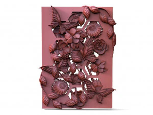 Flores CNC Modelo de Impressão 3D