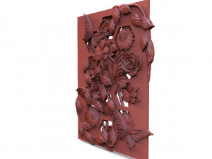 Flowers CNC 3D Print Model