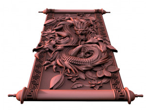 Chinese dragon CNC Modèles 3D en vedette