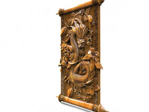 Chinese dragon CNC Modèles 3D en vedette