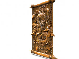 Chinese dragon CNC 3D Print Model