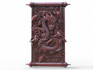 Chinese dragon CNC Modèles 3D en vedette