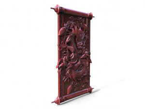 Chinese dragon CNC 3D Print Model