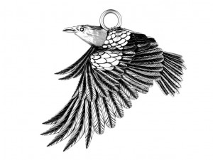 Raven pendant 3D 打印模型