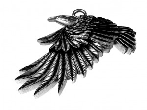 Raven pendant 3D 打印模型