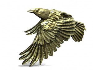 Raven pendant 3D 打印模型