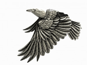 Raven pendant 3D 打印模型
