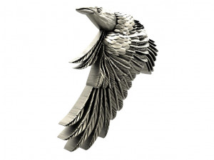 Raven pendant 3D 打印模型