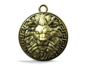 Підвіска з головою лева 3D Принт Модель