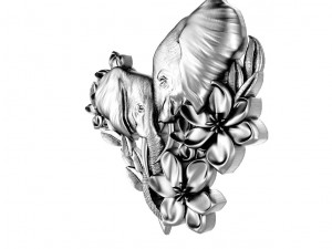 Elephant pendant 3D Print Model
