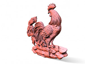 Rooster CNC 3Dプリントモデル