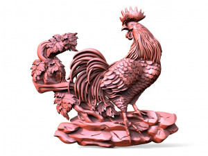 Rooster CNC 3D 打印模型