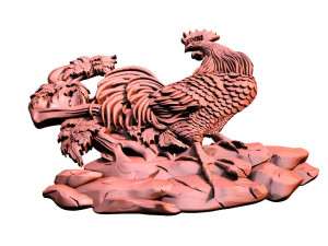 Rooster CNC 3D 打印模型