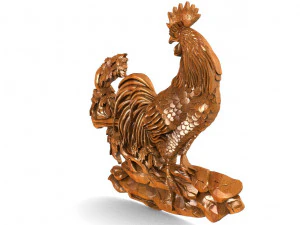 Rooster CNC 3D Print Model