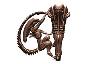 Alien CNC stl 3D Print Model