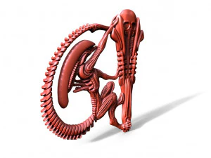 Alien CNC stl 3D Print Model