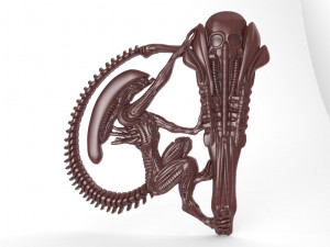 Alien CNC stl 3D 프린트 모델
