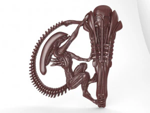 Alien CNC stl 3D Print Model